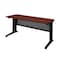 Fusion Fusion Training Tables, 72 W, 24 L, 29 H, Wood, Metal Top MFTT7224CH - alternate 1
